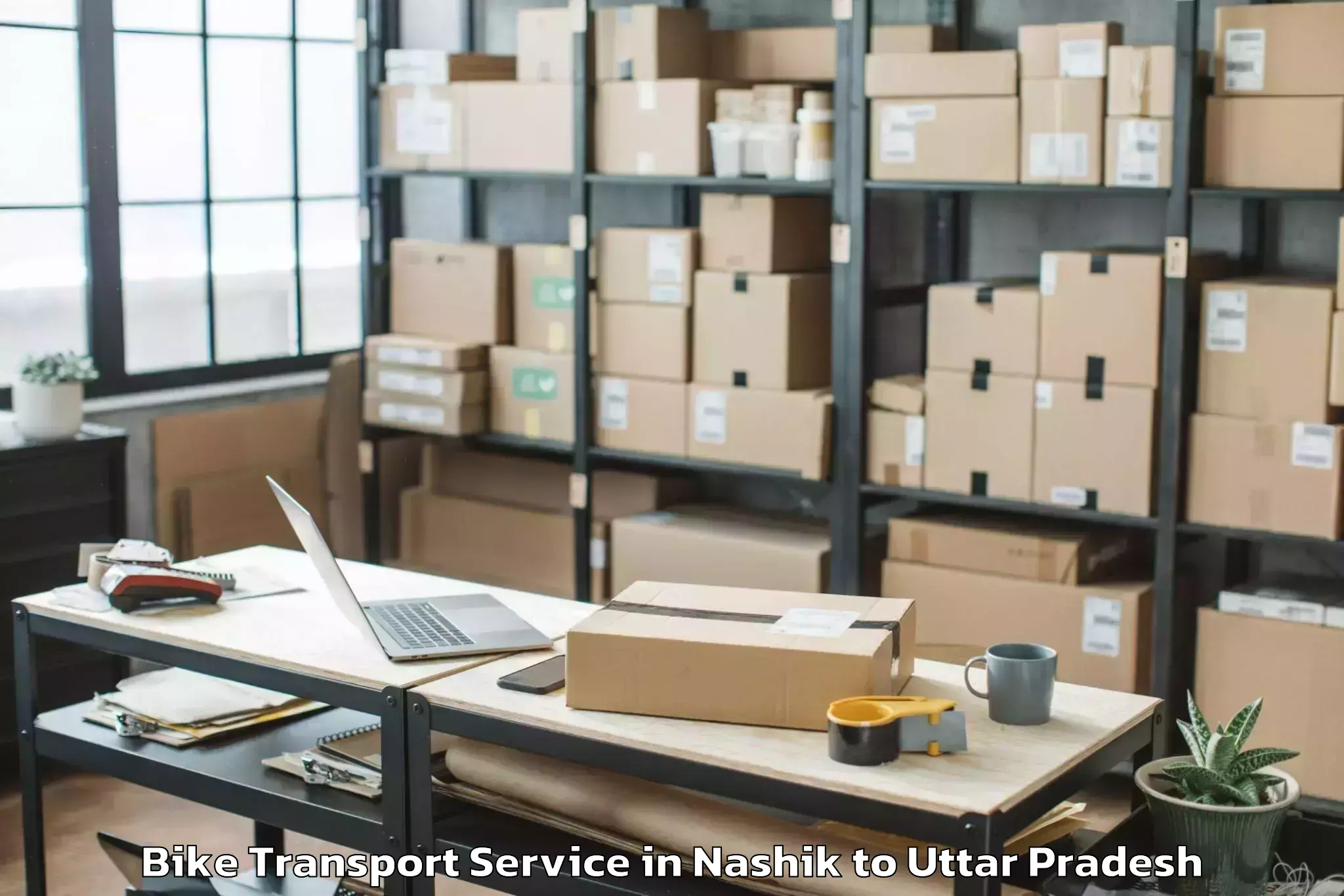 Book Nashik to Bundelkhand University Jhansi Bike Transport Online